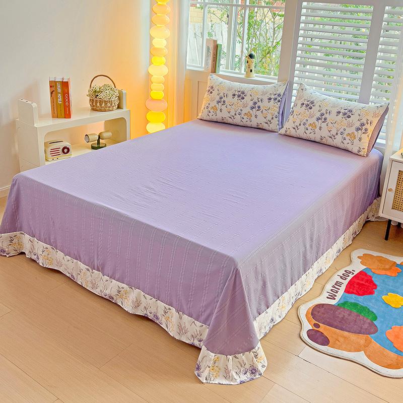 Flowers Print Bedding Comforter Set with Pillowcase Bed Sheet Single Full Size Bed Linen Duvet Cover Set Queen/King Double Bed