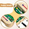 Foosball Table Educational Interactive Toy Lightweight with Ball and Score Keeper, Desktop Soccer