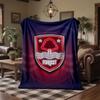 Coperta in Flanella con Stampa Calcio Nottingham Forest Morbida Calda Coperta da Divano Letto per Casa Ufficio Camera da Letto