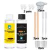 Rod Building Epoxy Set, A&B Glue for Fishing Pole Repair, Waterproof Adhesive for Guide Eye Binding Tool ZORILYNX