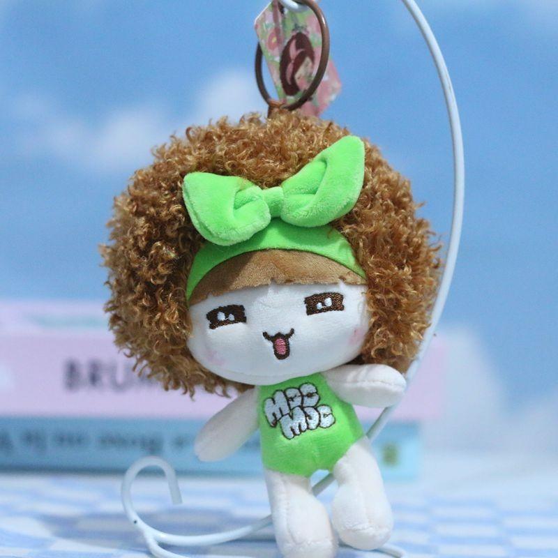 Adorable Plush Doll Keychain Cute Cartoon Character Keychain Soft Toy Accessory