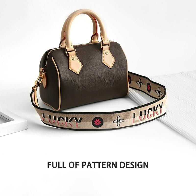 EverToner Adjustable Women Canvas Straps For Crossbody Messenger Shoulder Bag Accessories For Speedy 20 Bag Strap