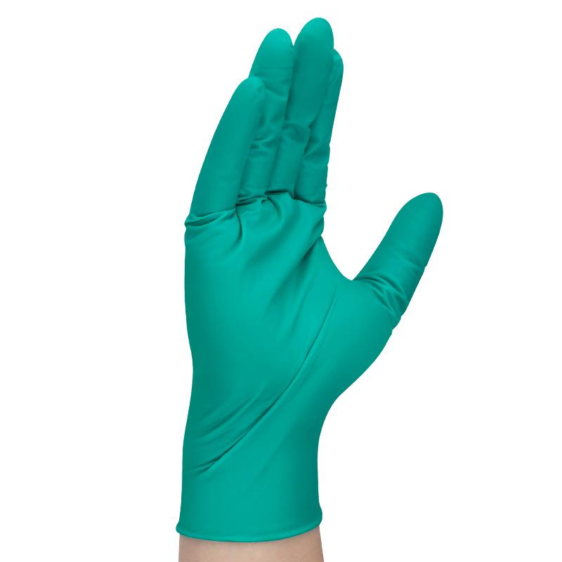 Langlebige Nitril-Sicherheitshandschuhe: Chemikalien-, Öl-, Säure-, Laugebeständig, Lebensmittelgeeignet, Wasserdicht für den industriellen und privaten Gebrauch.