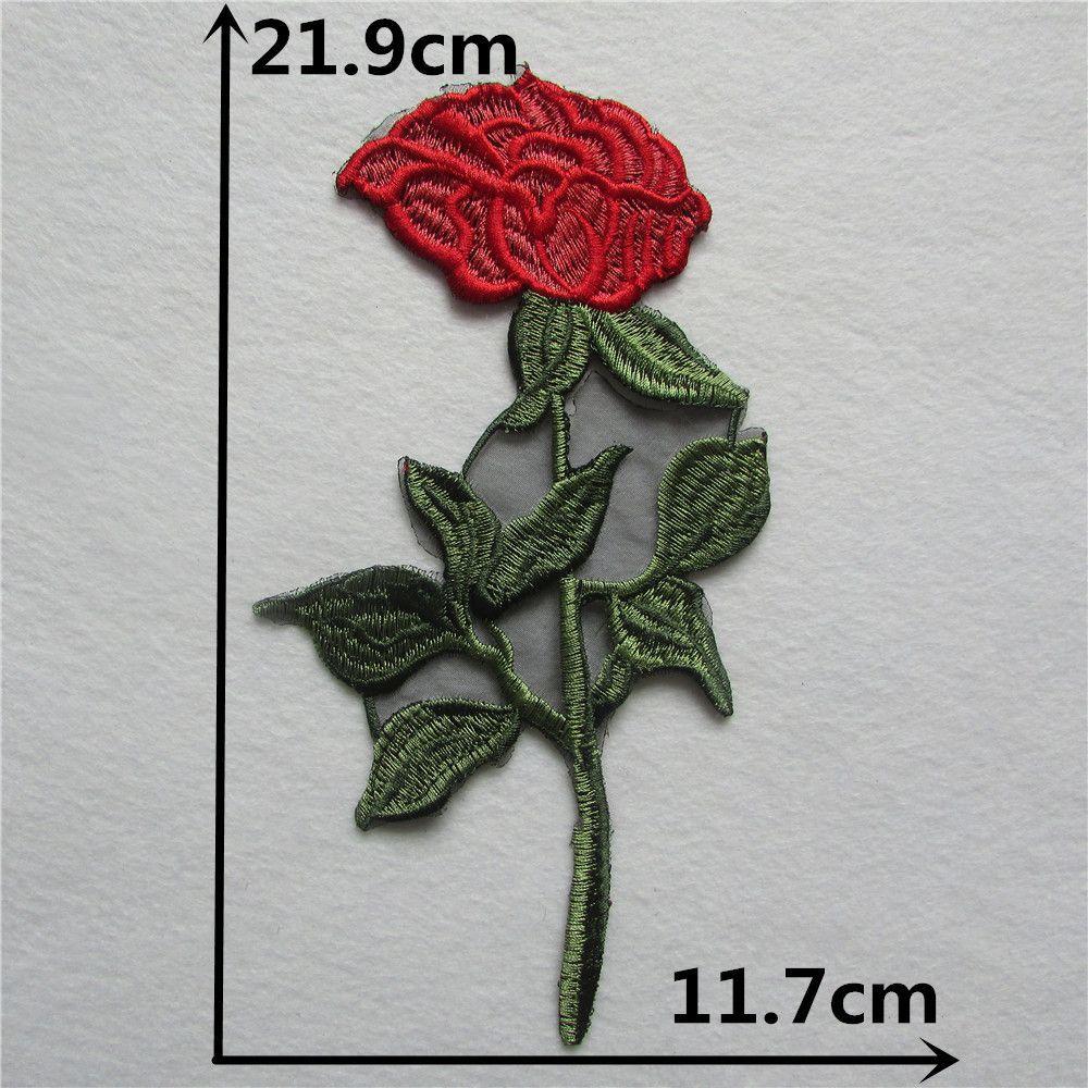 Red-Green I Polyester Embroidery Colored Embroidered Collar Sewing Decoration Wedding Dress Cheongsam Dress Clothing Accessories