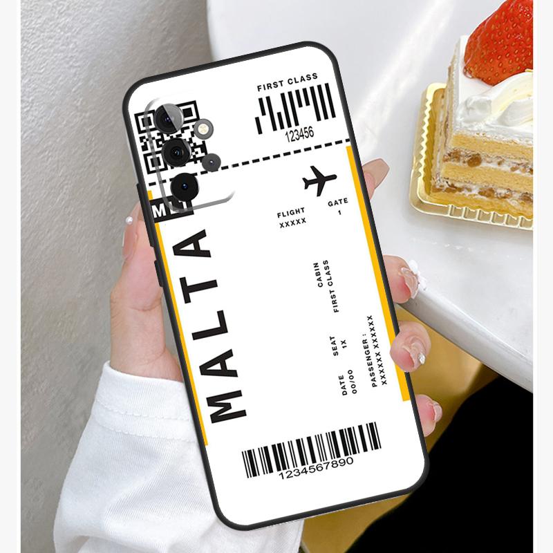 

Чехол для Samsung Galaxy A52 A32 A12 A14 A34 A54 A51 A71 A53 A33 A13 A15 A25 A35 A55, чехол для авиабилета США Лондон Париж Токио Funda Samsung A24 4G