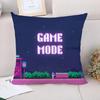 Gamer Pixelated Retro Personal Cushion Cover  ×  Short Plush Decorative Cushions for Sofa Pillowcase  Twin Size Bedding