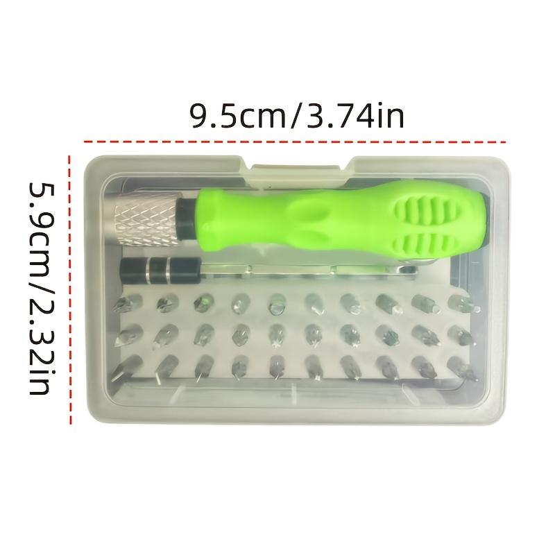 Set șurubelnițe de precizie 32-în-1 pentru repararea laptopurilor și telefoanelor cu biți magnetici