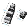 Silver Chrome Master Window Lifter Switch Control Button Regulator For BMW 3 5 7 X5 X6 F30 F35 F25 F26 F07 F10 F18 F01