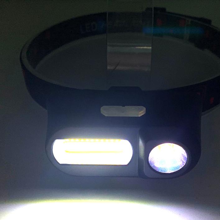 XP-G Q5 COB Led Fishing Headlight Use Rechargeable 18650 Battery Headlamp Head Flashlight Lamp Torch for Camping Light