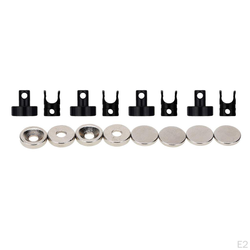 4 Pcs / Package Black Invisible RC Car Shell Column for Model