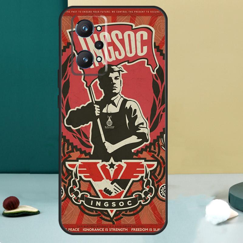 1984 George Orwell For Realme GT 7 Pro GT 5 6 6T C67 C61 C55 C53 C51 C21Y C25S C75 10 11 12 13 14 Pro Plus Case
