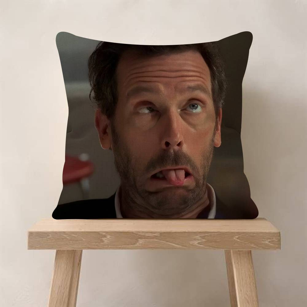 Medical Drama House MD TV Show Pillow Gift Home Office Decoration Bedroom Sofa Car Cushion Cover Case 45x45