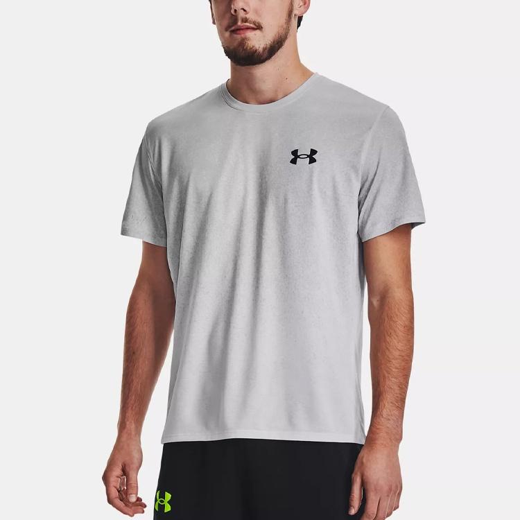 Under Armour Rush Run T-Shirt 'Light Grey' Men's 1378403-011