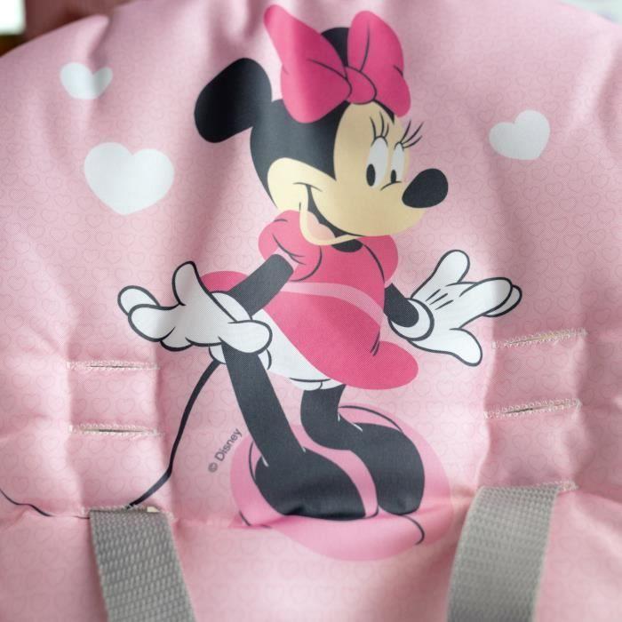 DISNEY BABY -MINIE- Transat bébé à bascule évolutif 3-en-1 avec 3 Positions et arche avec jouets peluches Mickey amovible