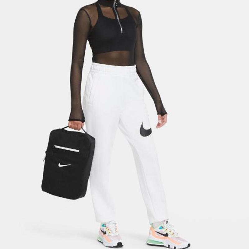 Nike Polyester Shoe Box Bag Clutch Handbag Regular Unisex Black Casual DB0192-010