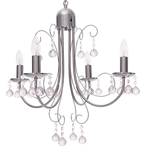 Lustre cromado de 4 peças Umur Lighting Lora