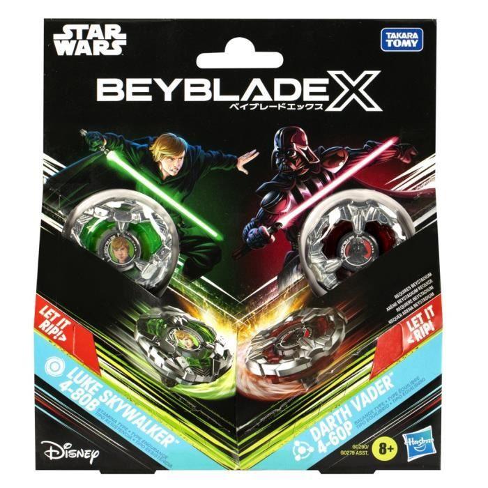 Beyblade X Multipack Toupie Luke Skywalker 4-80B vs. Darth Vader 4-60B, Star Wars, Dès 8 ans