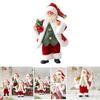 Cute Santa Claus Ornament With Musical Instruments Christmas Decoration Props For Holiday Windows And Mantel Decorations