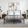 Nightstands (2 Pcs) Smoked Oak 40 X 30 X 50 Cm Particleboard