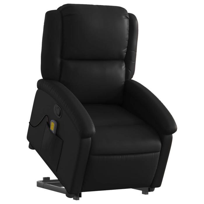 VidaXL Fauteuil Inclinable de Massage, Chaise de Relaxation avec Dossier et Repose-pied Réglables, Siège de Salon, Moderne, 3204233