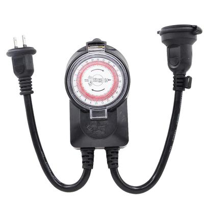 [AKIRARI] Waterproof Outdoor Timer Outlet – Electrical