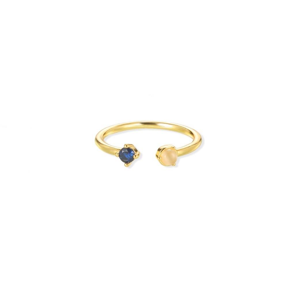 Romantic Zirconia Birthday Rings Colorful Cubic Fashion Jewelry Fashion Opening Rings  Party Aug.