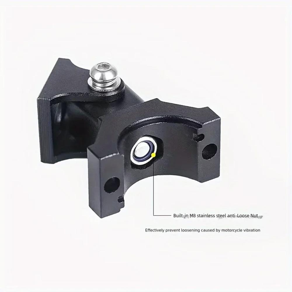 1/2PCS Aluminum Clamp Bracket Driving Fog Auxiliary Light Mounting 360 Degree Adjustment Horizontal Bull Bar Mounting Bracket