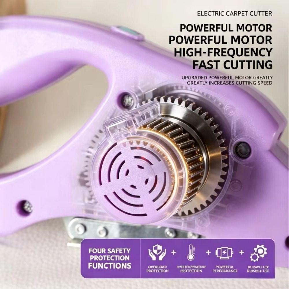 Precision Cutting Fabric Cutter Ergonomic Handle Cordless Rotary Shears  Cutting Cardboard