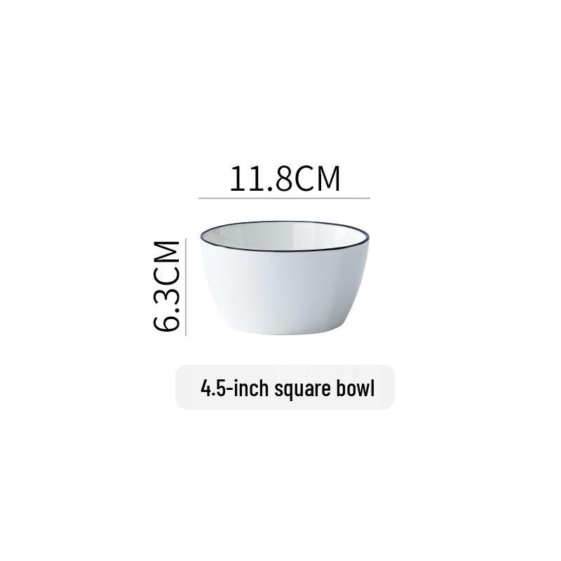 Bingyue Ceramic Square Bowl