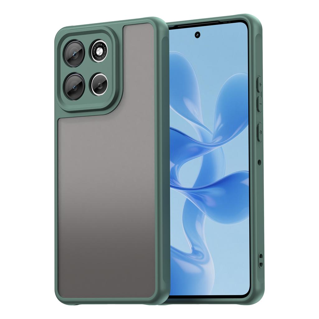 For Motorola Moto G100 Pro 5G/G86 5G Case Drop Proof Airbags Frosted Translucent PC+TPU Phone Back Cover