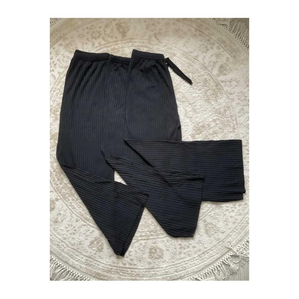 3-piece Camisole Cotton Knitted Pajama Set