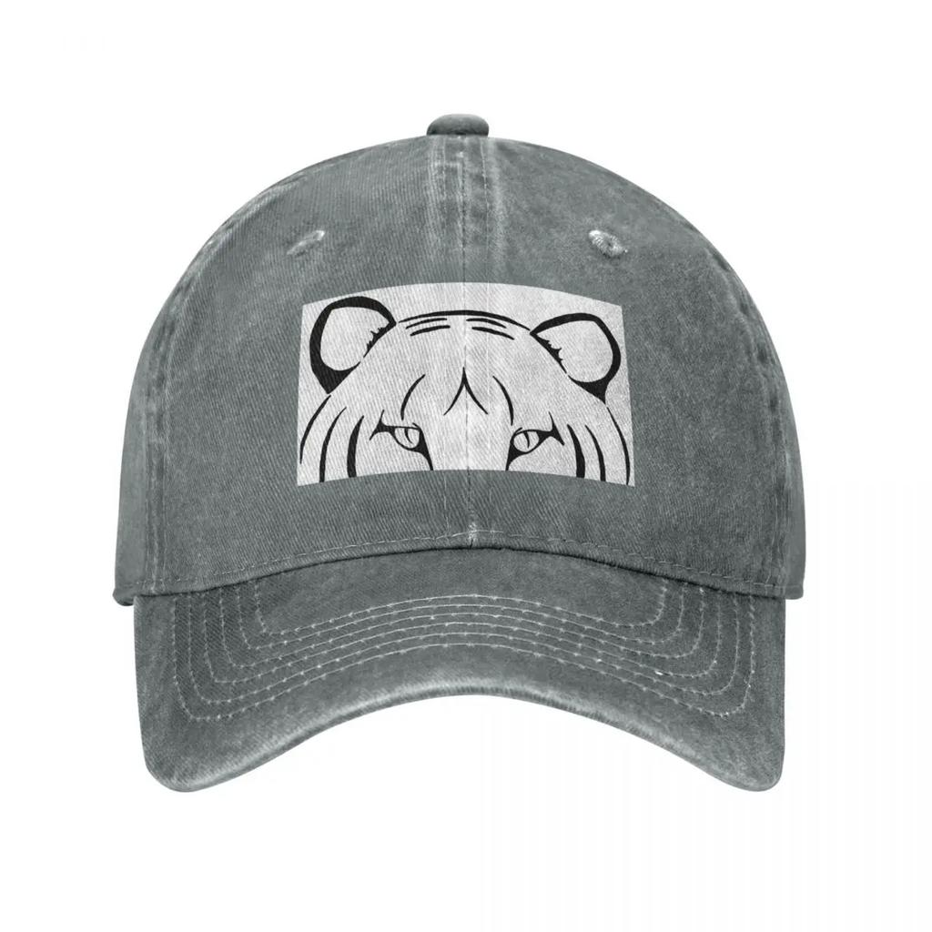 Endangered White Tiger Baseball Cap Snap Back Hat Golf Cap Military Cap Unisex Hat Unisex Luxury Golf Women Unisexs