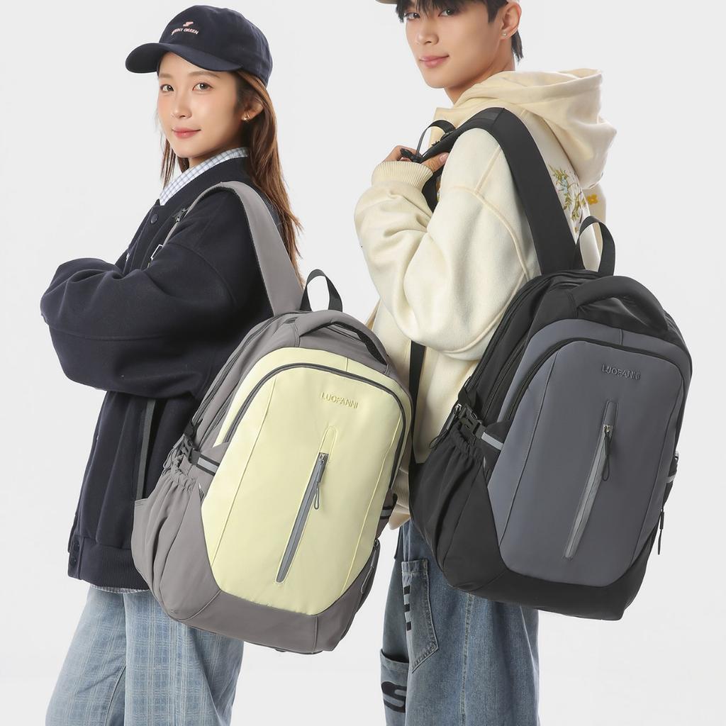 Schoolbag Lightweight Backpack Men's and Women's Large Capacity Multipurpose Leisure Simple Student School Bag Travel Commuter Computer Backpack