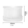 6PCS Plastic Filter Easy Installation Vacuum Filter Wet Dry Vacuums Part Plastic Texture for Effective Dirt Removal