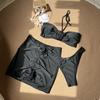 Europäischer und Amerikanischer Neuer Sexy Rosen-Träger Einteiliger Badeanzug Bikini