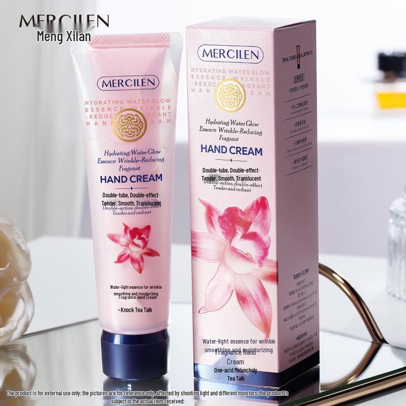 Mengxi Голубая Вода Световая Эссенция Антивозрастной Увлажняющий Крем для Рук для Женщин, 80 г - Подтягивающий, Успокаивающий, Увлажняющий Уход за Кожей.