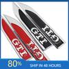 BANH9 For VOLKSWAGEN VW GTI Stand Out On the Road: 3D Badge Sticker Set for Golf 2-7 GTI MK2-MK7 Metal Body Side Fender - 2 Pcs