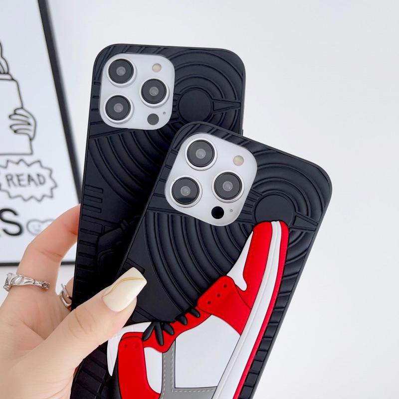 3D Stereo Sneakers Phone Case for iPhone 13 Pro Max, 11, XR, XS (Women's)