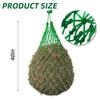 Large Capacity Hay Net Feeder for Horses, Cattle, Sheep, Alpacas - Small Hole Design