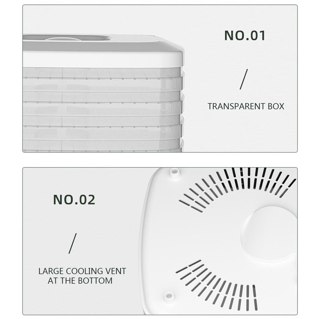 5 Layers Food Dehydrator Fruit Vegetables Herb Meat Dryer Food Electric Drying Machine DIY Pet Meat Snacks For Home 220v