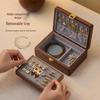 HANDUNYOU Solid Wood Jewelry Box