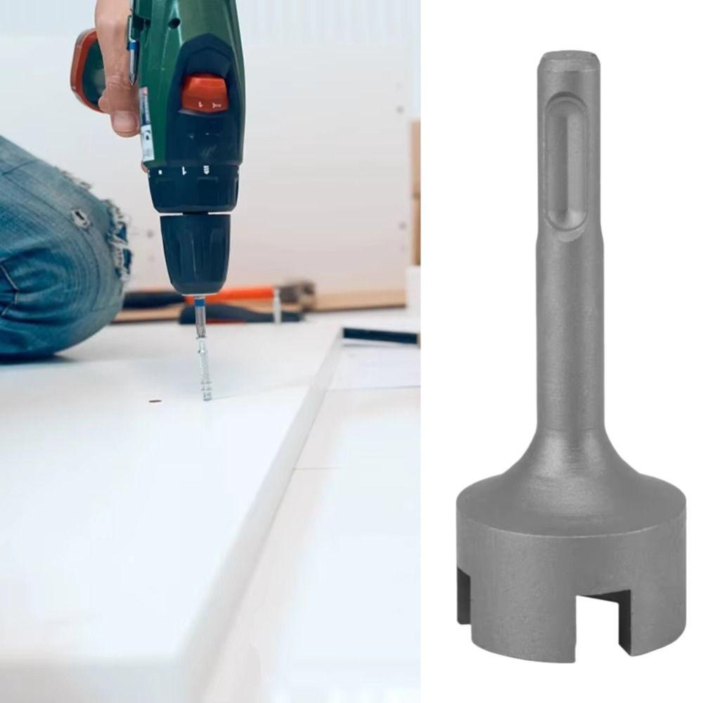 Heavy Duty Pile Driving Hammer Head Steel Ground Rod Bits Socket Farm Fences