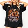 Botanical Halloween Para Shirt, Little Magic, A Lot of Care Tee, Floral Ghost Paraprofessional Design, Teacher Aide Gift, Fall School Outfit