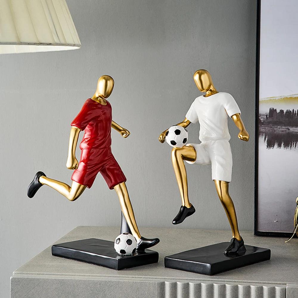 Artistic Simple Living Room Bar Porch TV Cabinet Decorations Boys Room Luxury Luxury Furnishings Football Ornaments