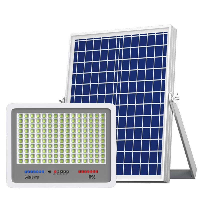 LED IP66 Dream Blue Solar Flood Light Outdoor Lights Super Bright High Power Waterproof Indoor and Outdoor Induction Home Lamps
