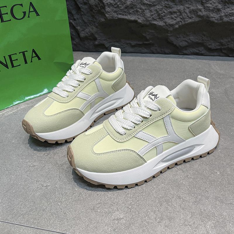 

Women s autumn platform versatile color matching dad shoes 35