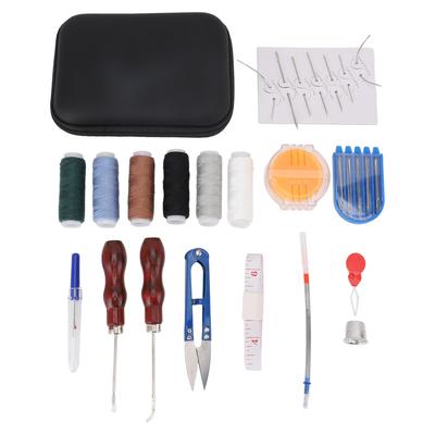 36 Stück Lederreparatur Nähset Leder Nähset für Canvas Wildleder für Anfänger Profis