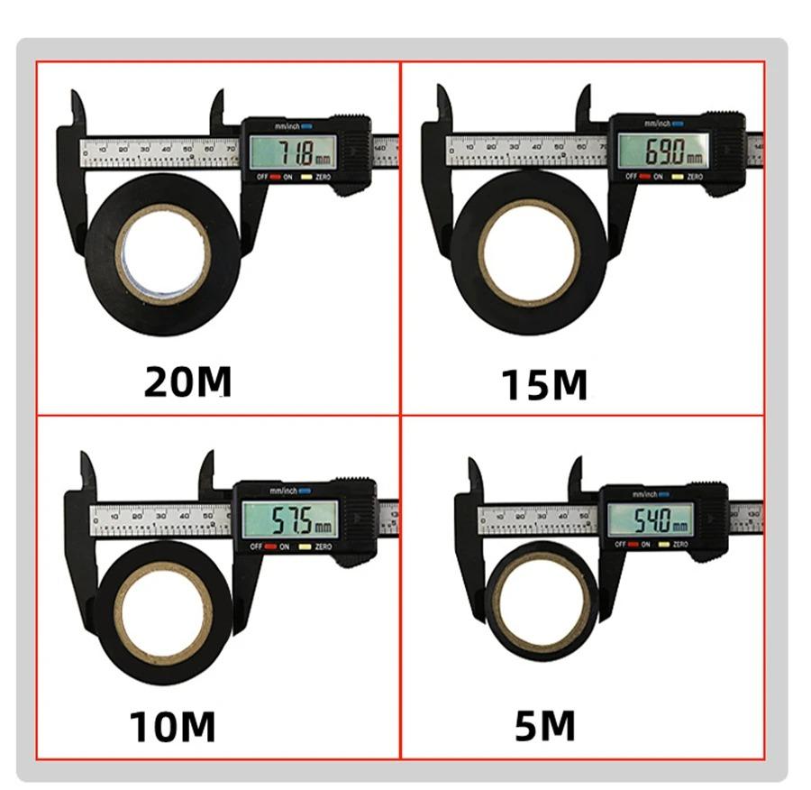 Super Sticky Electrical Waterproof Flame Retardant Tape PVC Insulated Wire Tape Harness Loom Protection Tape