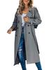 In Stock! European & American Women's Autumn Winter Trench Coat 2023