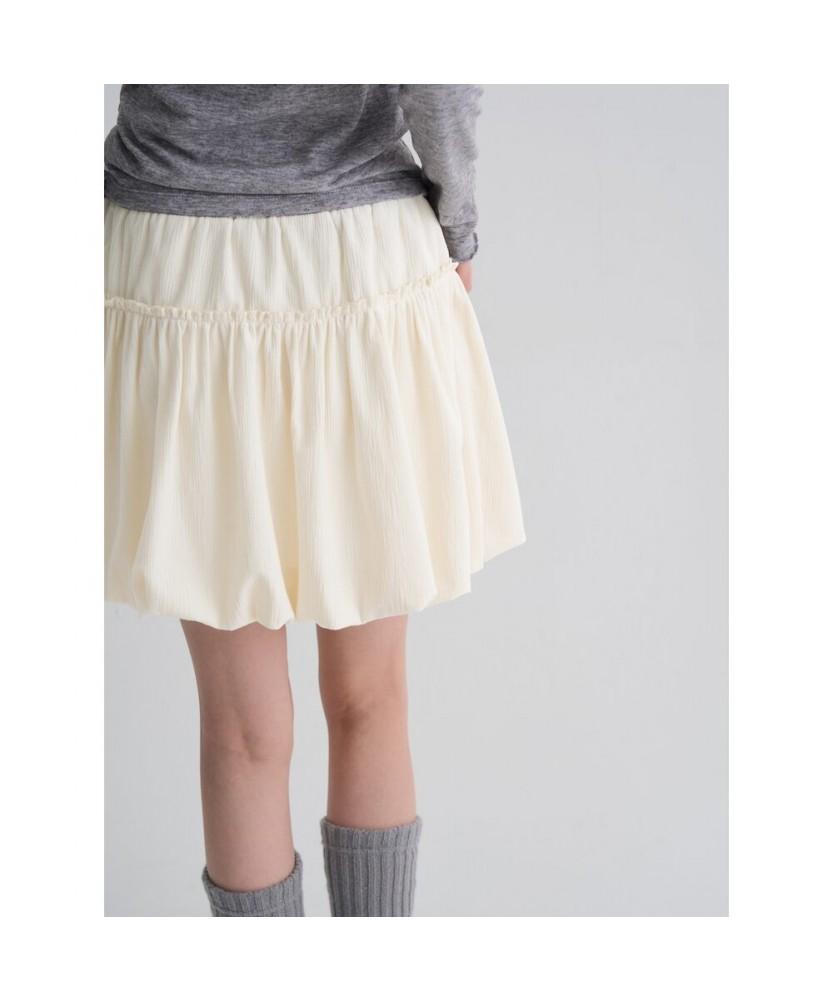 8SECONDS Mini Balloon Skirt Ivory
